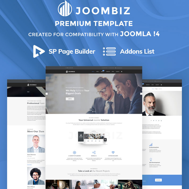 Joombiz - Business Company Joomla Template