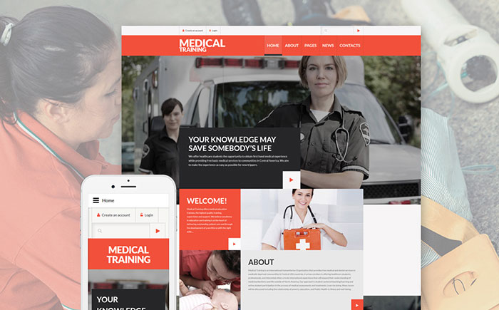 Medical & Science Website Responsive Joomla Template