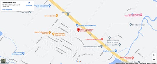 Company location on Google maps