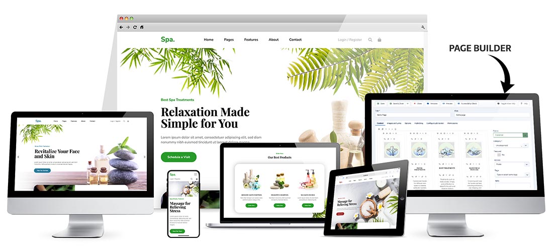 Responsive Spa Joomla Template