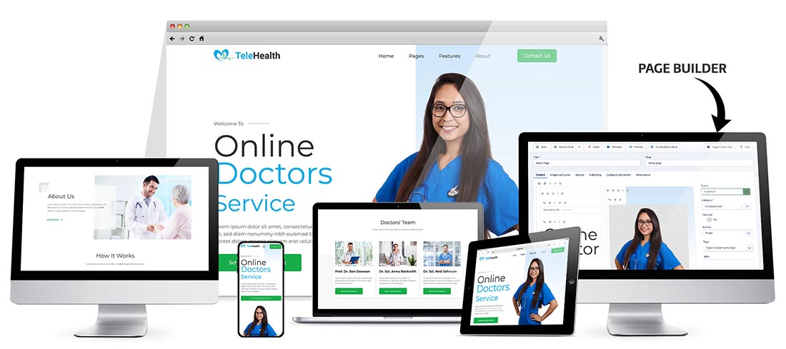 Responsive Telehealth Joomla Template