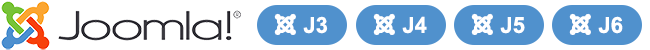 Compatible with Joomla 3, 4, 5 and 6